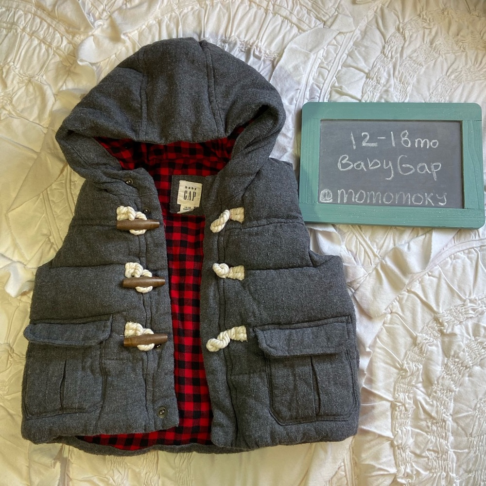 Baby Gap Puffer Vest 12-18mo